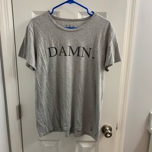 DAMN that’s a cool Kendrick Shirt Grey Medium